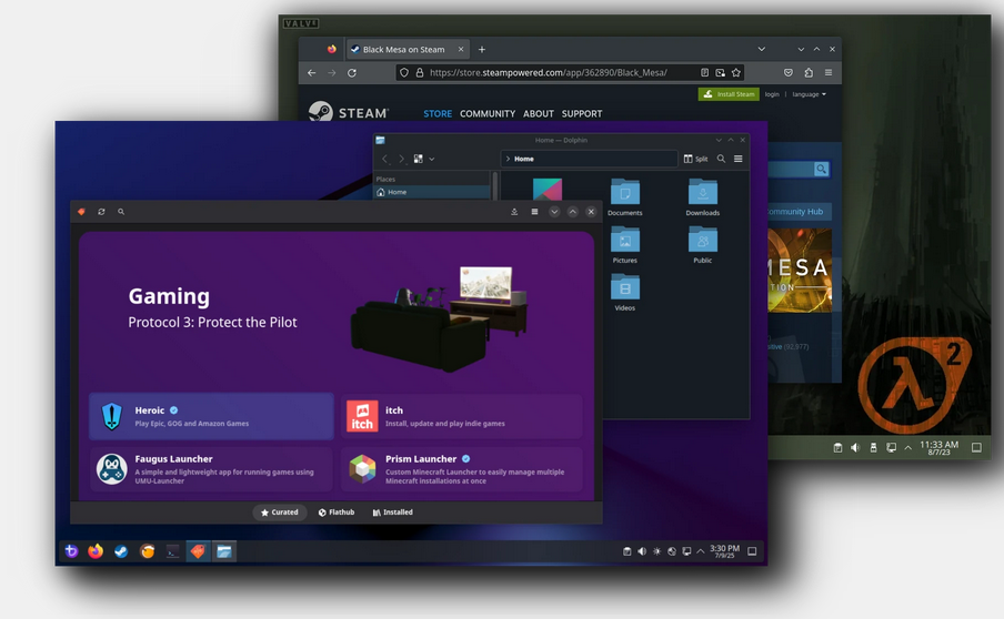 Seuraavan sukupolven Linux-peliohjelmisto Bazzite tekee pelaamisesta ja jokapäiväisestä käytöstä sujuvampaa ja yksinkertaisempaa pöytätietokoneilla, kämmentietokoneilla, tableteilla ja kotiteatteritietokoneilla.